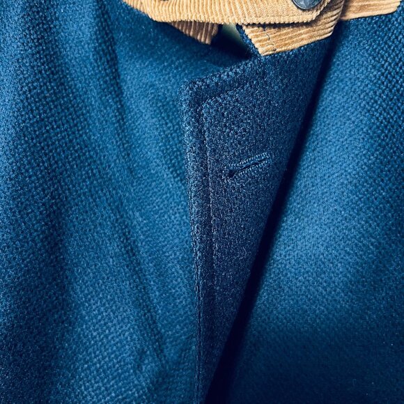 Kroon Ritchie Blazer 48R Blue Hybrid Jacket Wool Cashmere 3 Button Full Zip - Picture 6 of 16